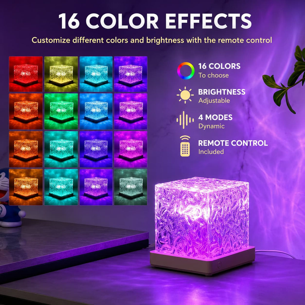 Aurora Cube Lamp - 16 Colors
